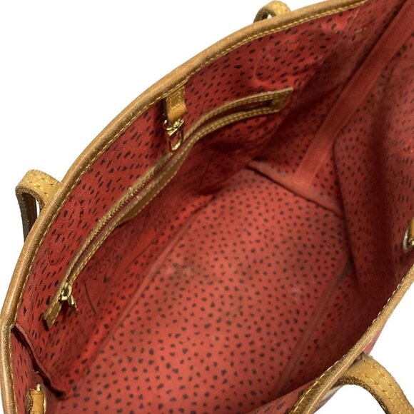 Auth LOUIS VUITTON Neverfull MM M40686 Rouge Louis Vuitton x Yayoi Kusama GI2132 - Picture 15 of 16